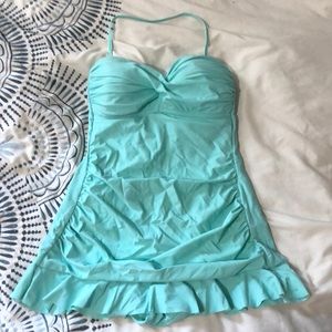 Retro one piece swimsuit